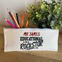 Personalised Educational Rockstar Teacher Pencil Case, thumbnail 1 of 3