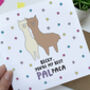 Personalised Best Friend Alpaca Card, thumbnail 1 of 2