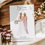 To My Sister Wedding Day Personalised Print, thumbnail 1 of 8