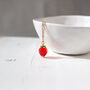 Strawberry Pendant Necklace, thumbnail 4 of 8