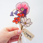Bouquet Of Wooden Wildflowers, thumbnail 1 of 12