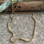Rope Chain Necklace 24 Ct Gold Vermeil, thumbnail 2 of 5