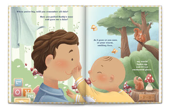 Personalised Children's Book, First Father's Day, Magical Moments With Daddy, 5 of 12