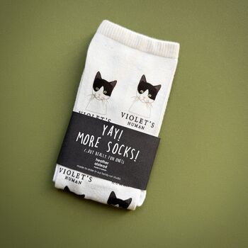 The Cat's Human Personalised Socks, 2 of 5