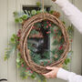 Traditional Winter Berry Door Wreath, thumbnail 4 of 7