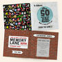 Personalised 50th Birthday Book 'Memory Lane', thumbnail 8 of 12