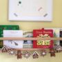 Handmade Gingerbread Christmas Felt Garland, thumbnail 1 of 4