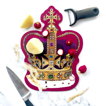 King Charles Coronation Crown Large Serving Platter, 7 of 12