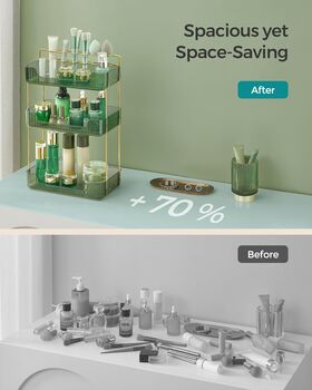 Three Tier Makeup Organiser Skincare Holder, 4 of 6