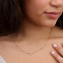 Sterling Silver Or 18ct Gold Plated Crystal Necklace, thumbnail 1 of 7
