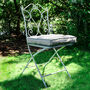 Ornate Scrolled Green Three Piece Bistro Set, thumbnail 8 of 10