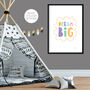 Dream Big Nursery Print Five Colour Options, thumbnail 1 of 11