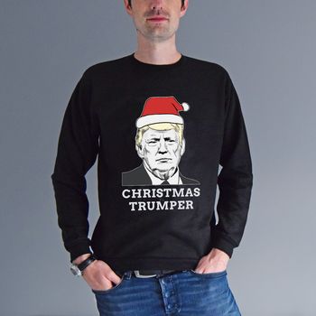 Donald Trump Unisex Christmas Jumper, 2 of 6