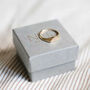 Moon Signet Ring Silver/9ct Solid Gold, thumbnail 6 of 12