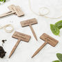 Personalised Wooden Plant Marker, thumbnail 3 of 3