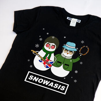 Ladies Oasis Christmas T Shirt, 2 of 3