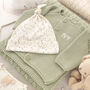 Luxury Sage Green Little Shapes Baby Gift Set, thumbnail 3 of 12