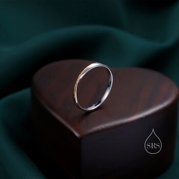 Mobius Ring With Partial Gold Coating, 6 of 12