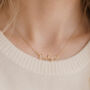 Personalised Name Necklace, Cursive Script In Gold Or Sterling Silver, thumbnail 3 of 12