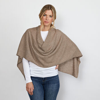 Lucy Cashmere Poncho By Cove | notonthehighstreet.com