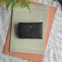 Black Bird Print Leather Wallet, thumbnail 5 of 7
