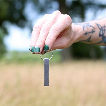 Personalised Iron Bar Keyring For 6th Anniversary, 7 of 11