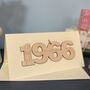 Personalised 1966 60th Anniversary Year Card, thumbnail 4 of 12