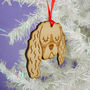 Cavalier King Charles Spaniel Dog Christmas Decoration, thumbnail 2 of 2