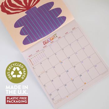 2026 Compact Wall Calendar | Modern Botanical, 6 of 7