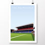 Crystal Palace Selhurst View From The Dugout Poster, thumbnail 2 of 8