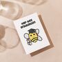Happy Graduation Card Hap Bee Bumblebee Card, thumbnail 3 of 4