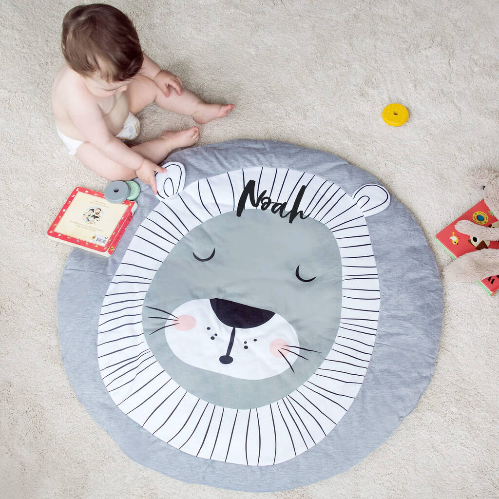 Lion baby play sales mat