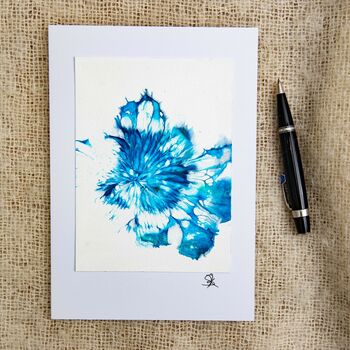 Sold Customised Greeting Cards With A Fluid Art Piece, 2 of 8