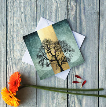 Reflection Of The Soul Greetings Card, 2 of 2