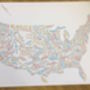 Literary Map Of The USA, thumbnail 1 of 2