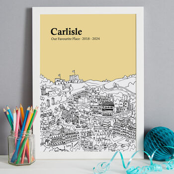 Personalised Carlisle Print, 5 of 8