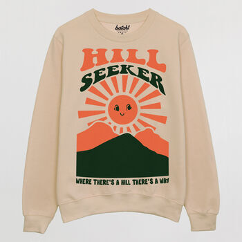Hill Seeker Women's Slogan Sweatshirt, 5 of 5