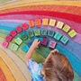 Handcrafted Wooden Alphabet Cuboids In Rainbow, thumbnail 1 of 11