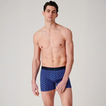 Men's 'Minimalist Geometric' Four Pack Bamboo Trunks, 9 of 12