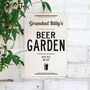 Personalised Beer Garden Metal Sign, thumbnail 1 of 5