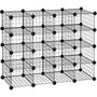 Modular Diy Shoe Rack Storage Unit Metal Wire Grid, thumbnail 7 of 10