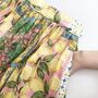 Lemon Garden Viscose Midi Skirt, thumbnail 3 of 5
