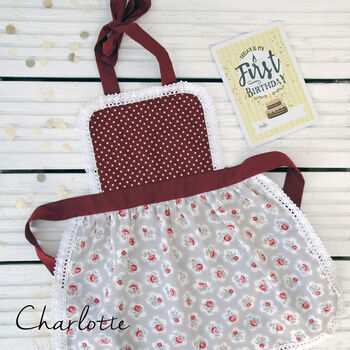 Toddler Girls Aprons, Mother And Daughter Aprons, 3 of 12