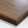 Reeded Wooden Decorative Tray, thumbnail 5 of 11