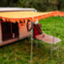 Retro Campervan/Caravan Sun Canopy Shade Orange, thumbnail 4 of 4