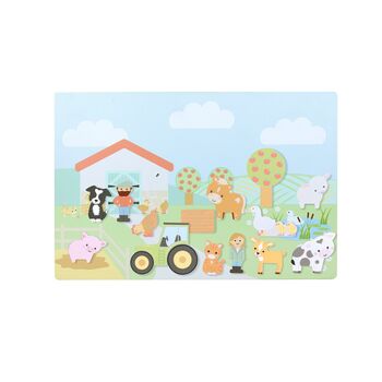 Farmyard Magnetic Picture Board Toddler Christmas, 2 of 2
