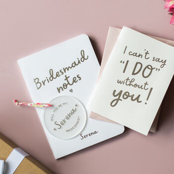 Personalised Will You Be My Bridesmaid Gift Set, 5 of 9