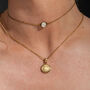 'I Am Enough' Affirmation Necklace, 18k Gold Plated, thumbnail 1 of 8