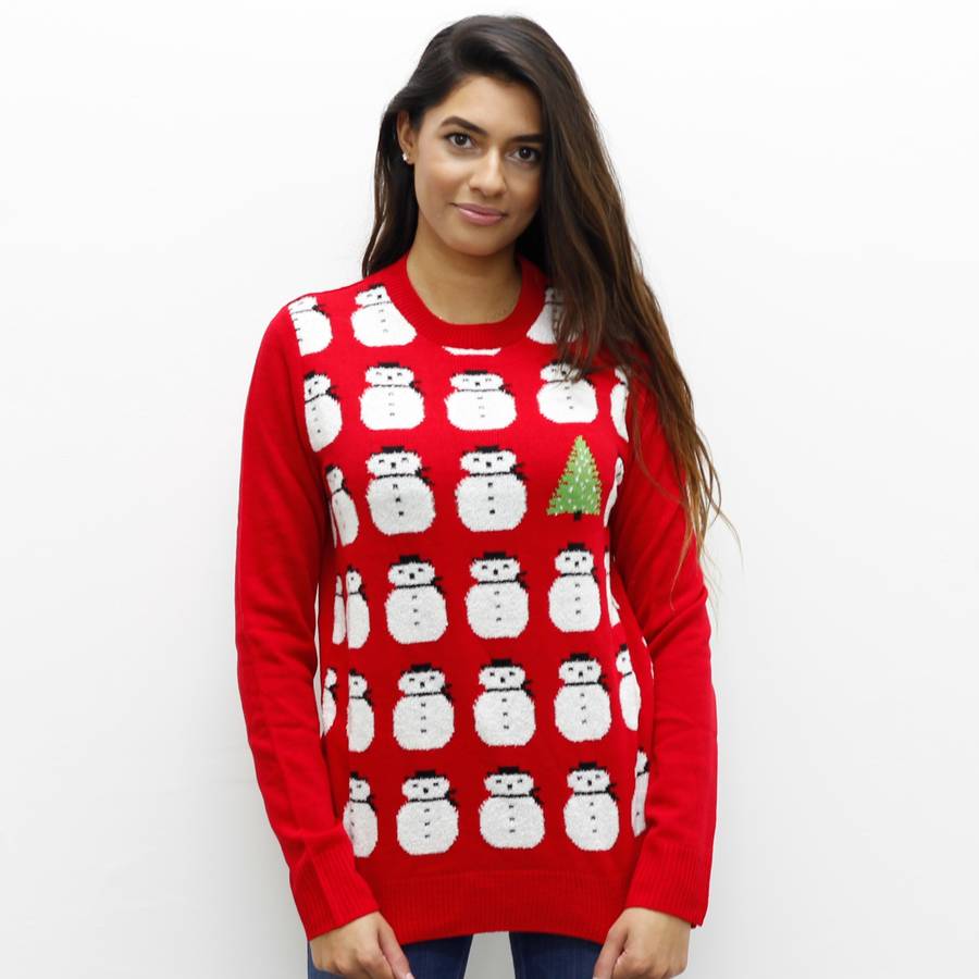 snowman christmas jumper by molly & pearl | notonthehighstreet.com