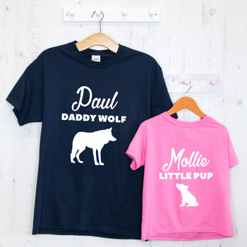 Personalised Father's Day Tshirt Set, Animal Design, 3 of 7